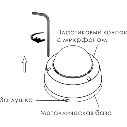 IP камера OMNY A12F 28 антивандальная купольная OMNY PRO серии Альфа, 2Мп c ИК подсветкой, 12В/PoE 802.3af, встр.мик/EasyMic, microSD, 2.8мм